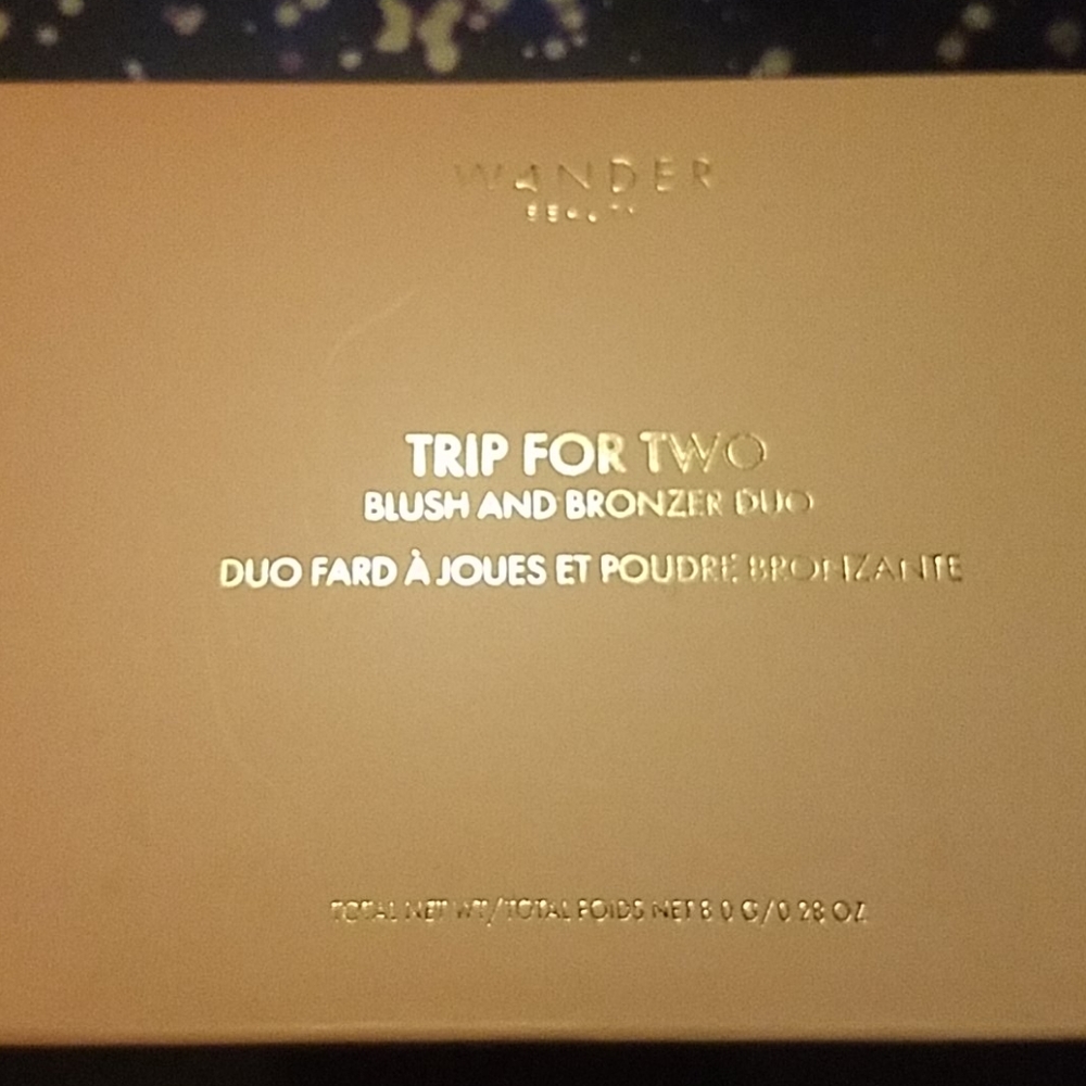 Wander beauty trip for two blush and bronzer duo